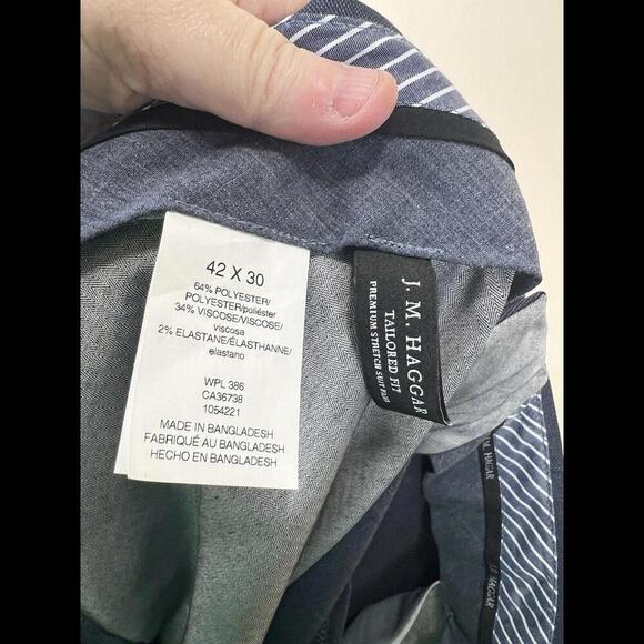 Haggar Tailored Fit Travel Performance Men's Suit Pant With Stretch Size 42 x 30 - Picture 4 of 4